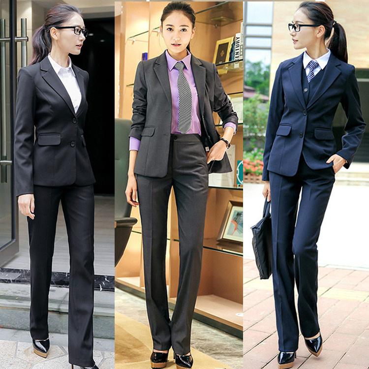 リクルートスーツ 卒業式 スーツ レディース パンツスーツ 長袖 2点セット 女性 通勤 ビジネス 就活 面接 大きいサイズ ブラック グレー ネイビー 春夏秋冬 服 女