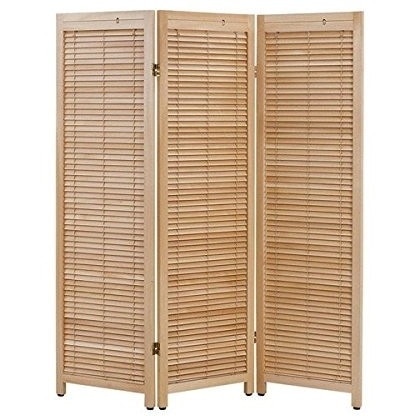 MS-8123NA ルーバースクリーン3連 ナチュラル メーカー直送