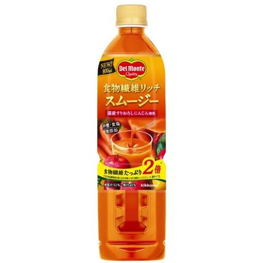 デルモンテ 食物繊維リッチ スムージー 800ML×15個 5,556円