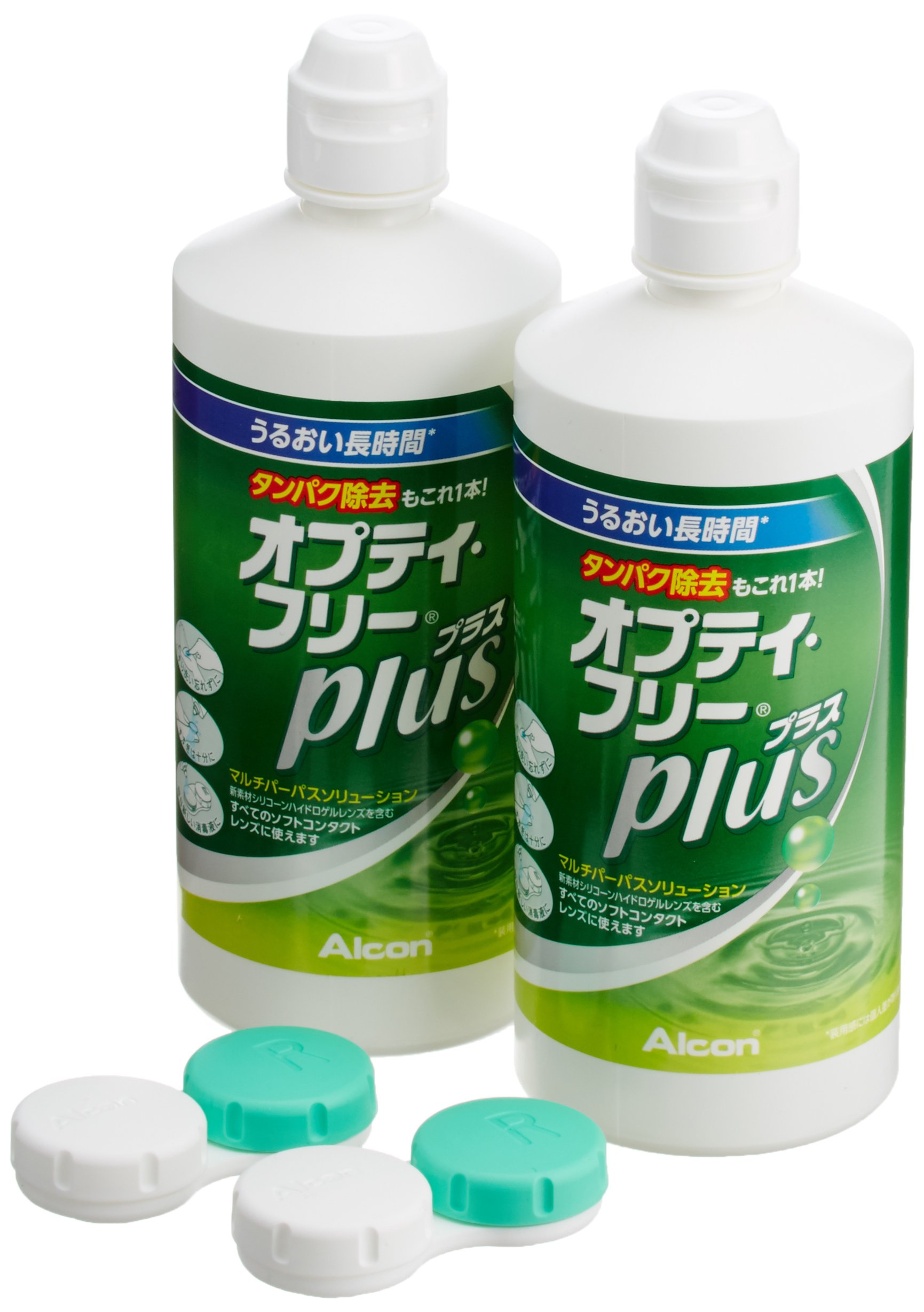 オプティフリープラス Wパック （360ｍｌ×2本入 レンズケース付）【4箱】