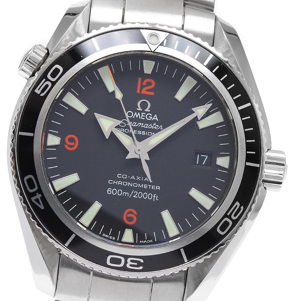オメガ OMEGA 2201.51 シーマスター600 プラネットオーシャン デイト コーアクシャル 自動巻き メンズ 保証書付き_895499【中古】