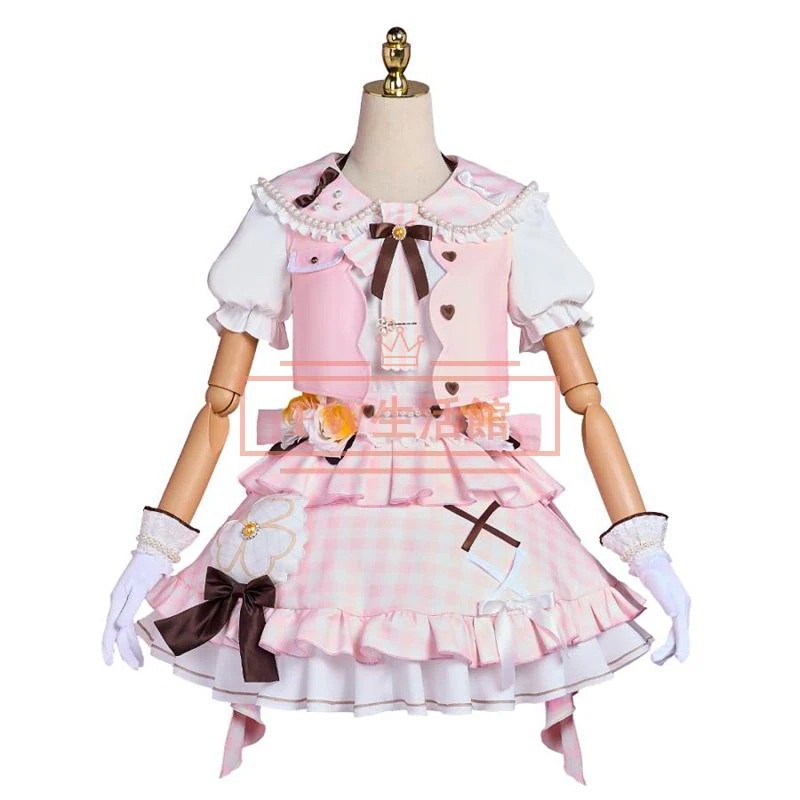 プロジェクトセカイ カラフルステージ！PJSK 花里みのり 4周年 コスプレ衣装 コスチューム cosplay イベント演出服アニメ変装仮装 ハロウィン