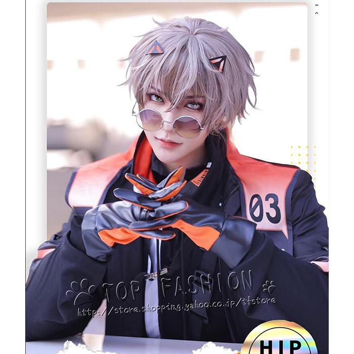バーチャル YouTuber VTuber Noctyx Alban Knox アルバーン・ノックス コスプレ衣装 コスチューム 変身 仮装 ステージ服 舞台 変装 （ウィッグ靴追加 ）877