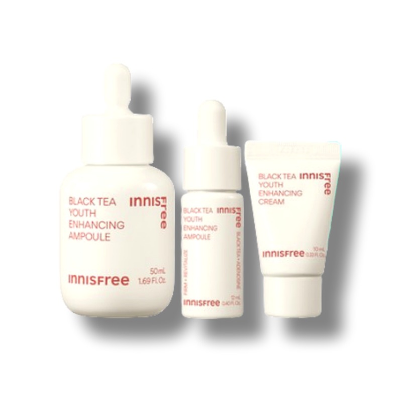 ブラックティー ユース エンハンシング 弾力 アンプル 50ml + エンハンシング アンプル 12ml + エンハンシング クリーム 10ml セット*1セット