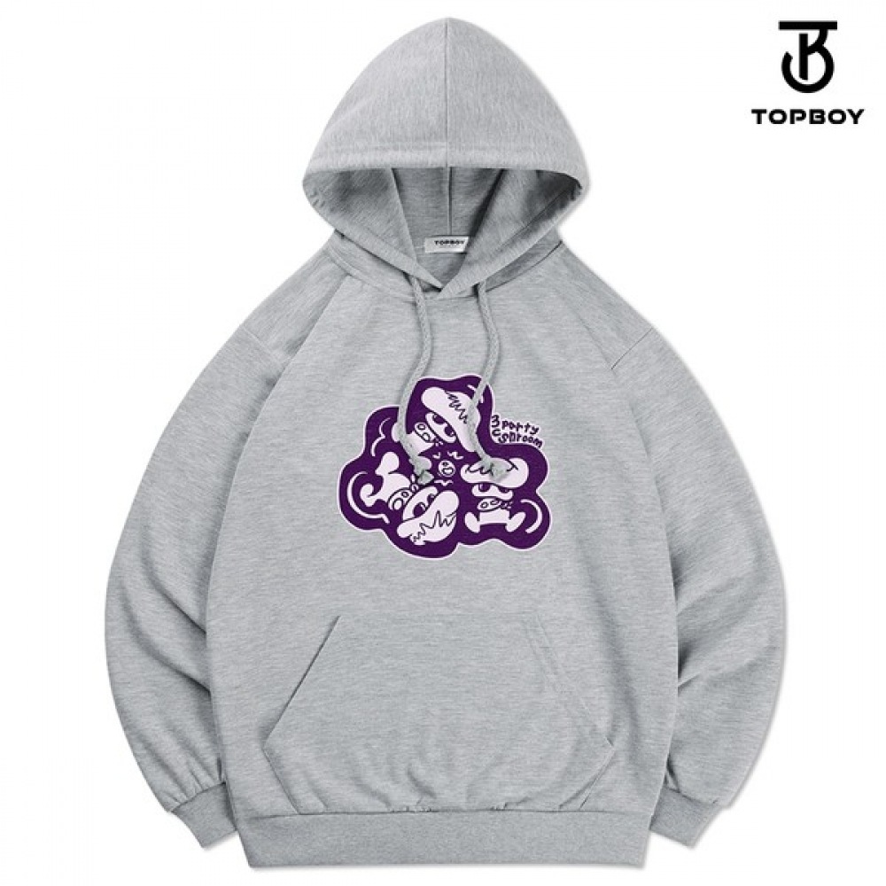 (TOPBOY) 両面マッシュルームプリントパーカー