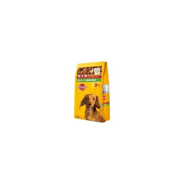 【1ケース】【お取り寄せ対象品】マース ジャパンリミテッド Pedigree ペディグリーパウチ ビーフ&緑黄色野菜 70g×3袋入り*48個