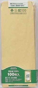 （まとめ買い）クラフト封筒 長1 85g 100枚入 PN-118 00019740 [x3] 4,687円