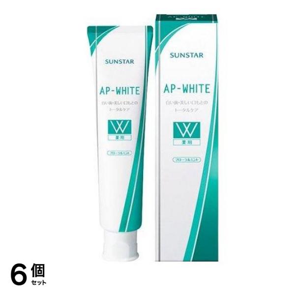 薬用APホワイト ペースト[フローラルミント] 110g 6個セット