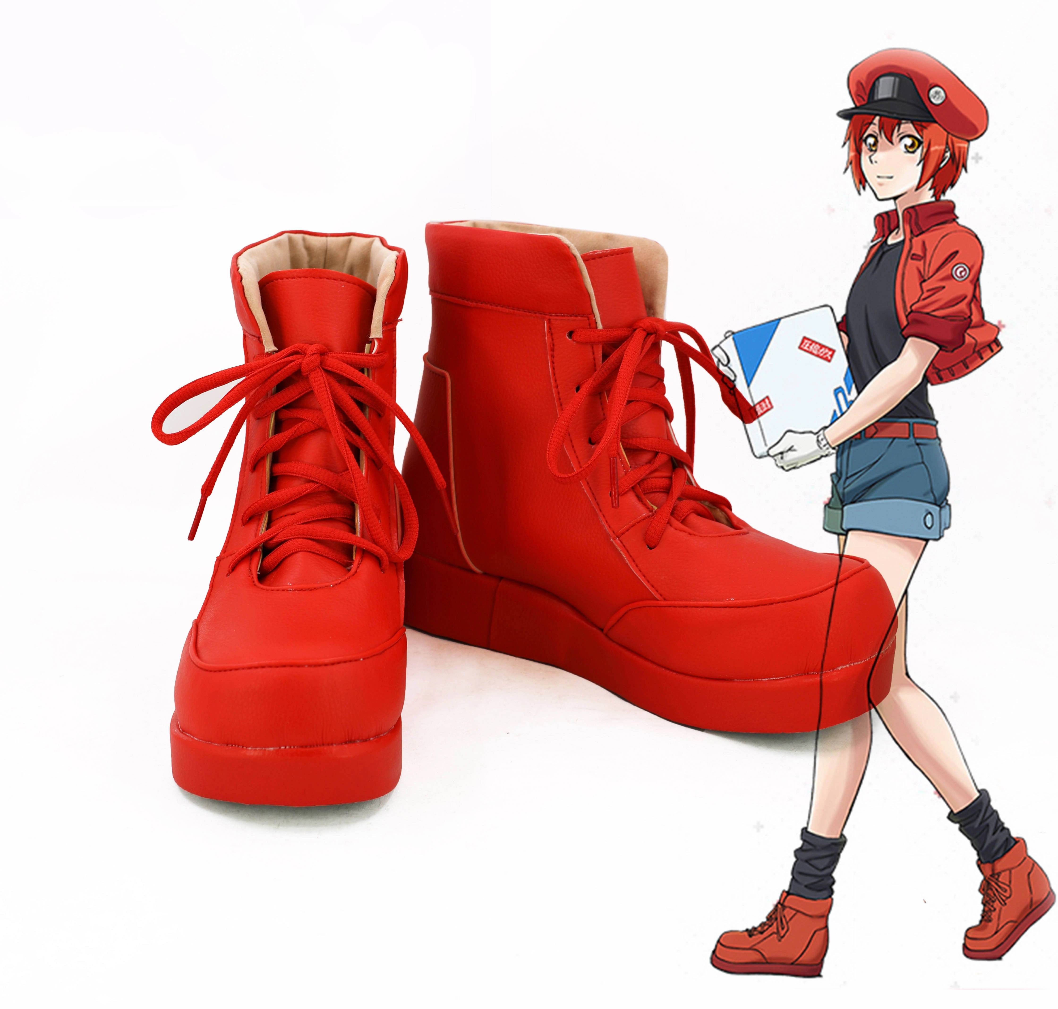 はたらく細胞　赤血球　コスプレ　靴