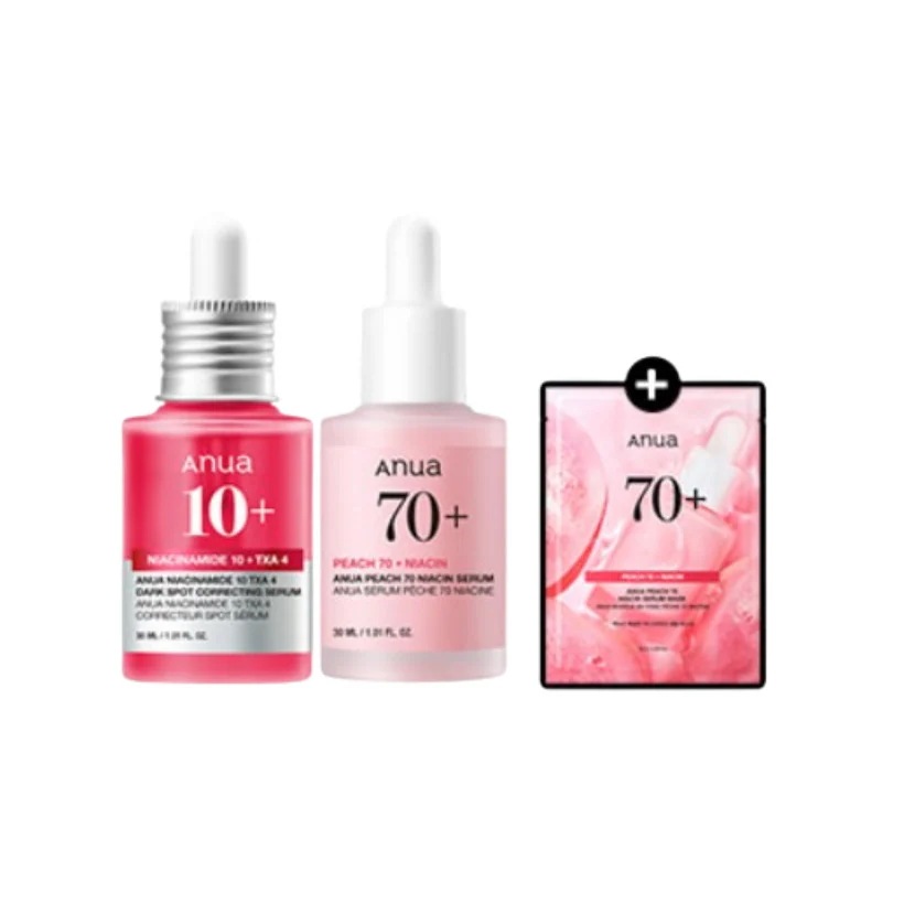 [25SS/New]TXA ナイアシン跡セラム 30ml+桃 ナイアシンアミドセラム 30ml（桃マスクパック1枚贈呈）
