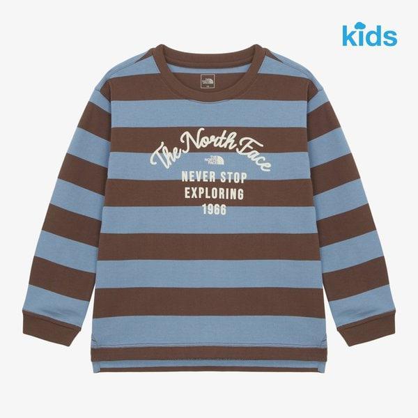 キッズハロウィン長袖Tシャツ NT7TR55S BLUE GRAY