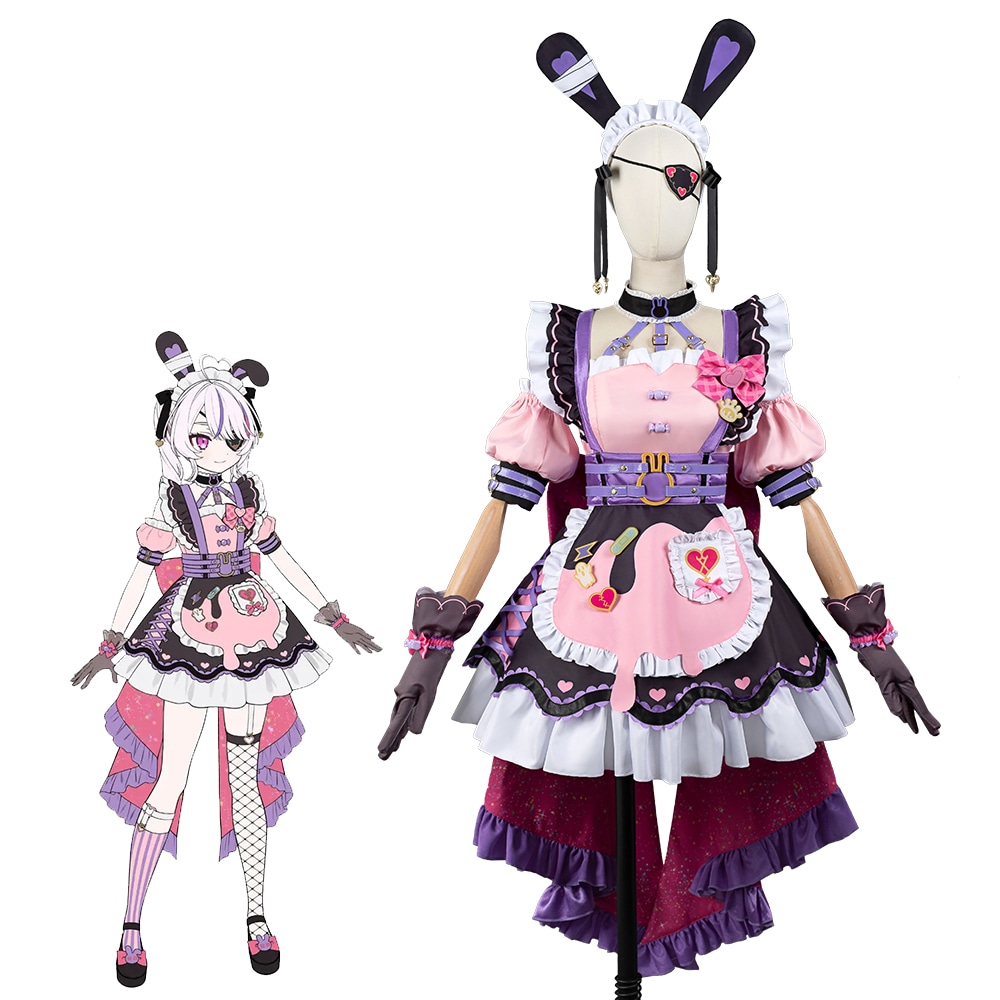 バーチャルYouTuber　Vtuber コスプレ Maria Marionette　マリア マリオネット　メイド服　コスプレ衣装