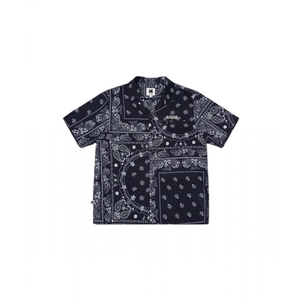 コダックサマーペイズリーシャツネイビー