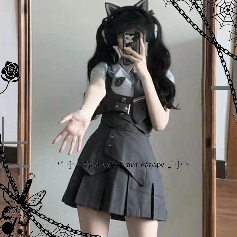 カレッジウコートデイン半袖シャツレディースサト付きプツスカートスーツ ファッションス 2点 夏服レディース上着 半ズボン アップ 地