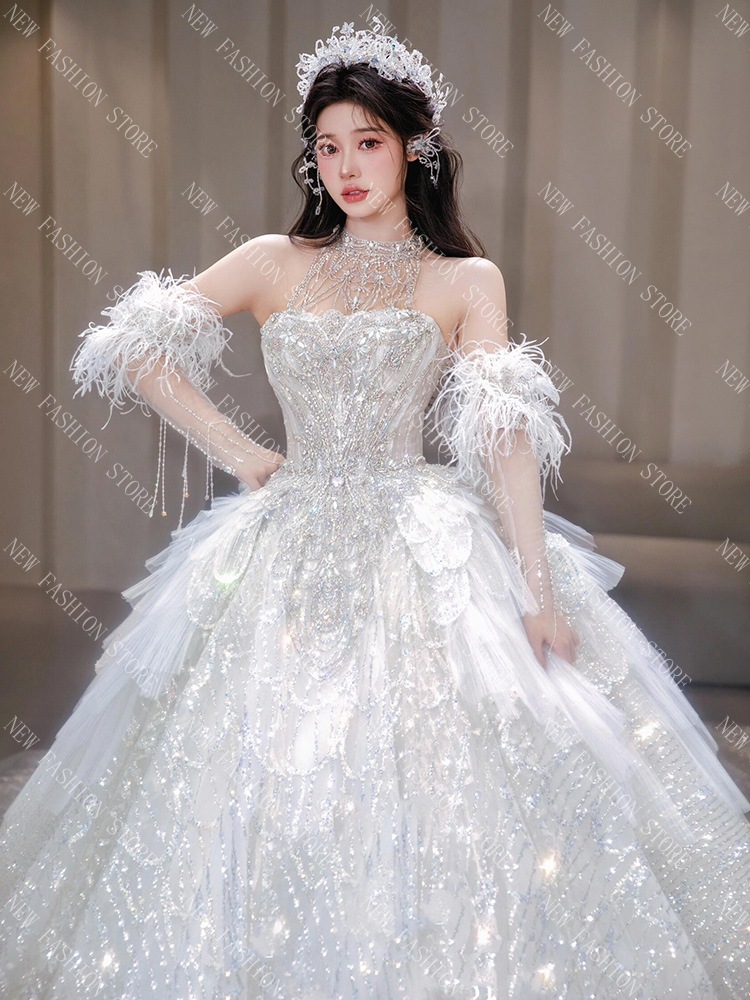 ウエディングドレス 白-47