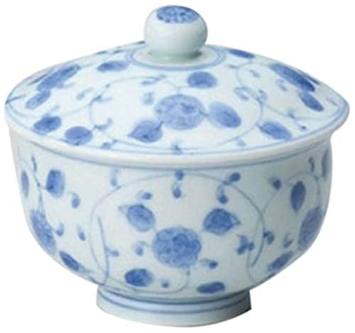 3個セット 蓋付煎茶 ばらの舞蓋付汲出 [9.5 x 8.5cm] 有田焼 強化 和食器 酒器 料亭 旅館 業務用