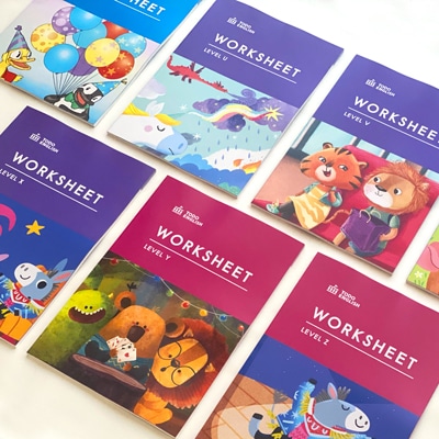 トド英語ワークシート レベルT-Zセット（7冊）