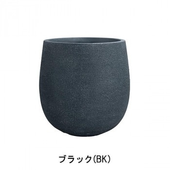 グリーンポット 植木鉢 グレイニー エッグ ブラック 35cm GA-3135BK