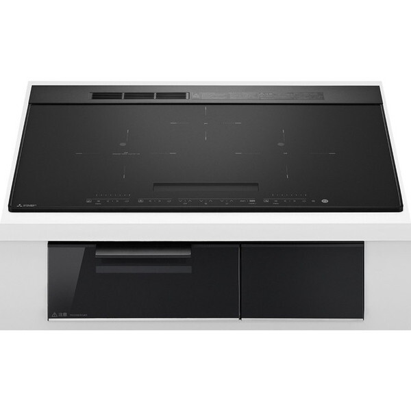 CS-A207-B マットブラック/クリアブラック CROSS+TOPシリーズ ビルトインIHクッキングヒーター (75cm幅・IH3口・単相200V)