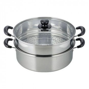 ヴェンセ IH対応二段蒸し器30cm VR-8183 1023556