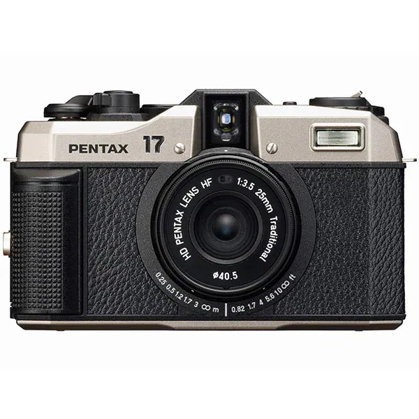 フィルムカメラ 17 ダークシルバー 単焦点フィルムコンパクトカメラ