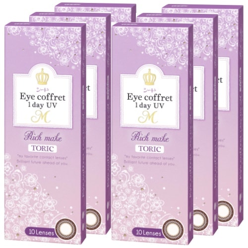乱視用 6箱 アイコフレ ワンデー UV M TORIC トーリック 10枚 リッチメイク　ポスト投函 7,927円