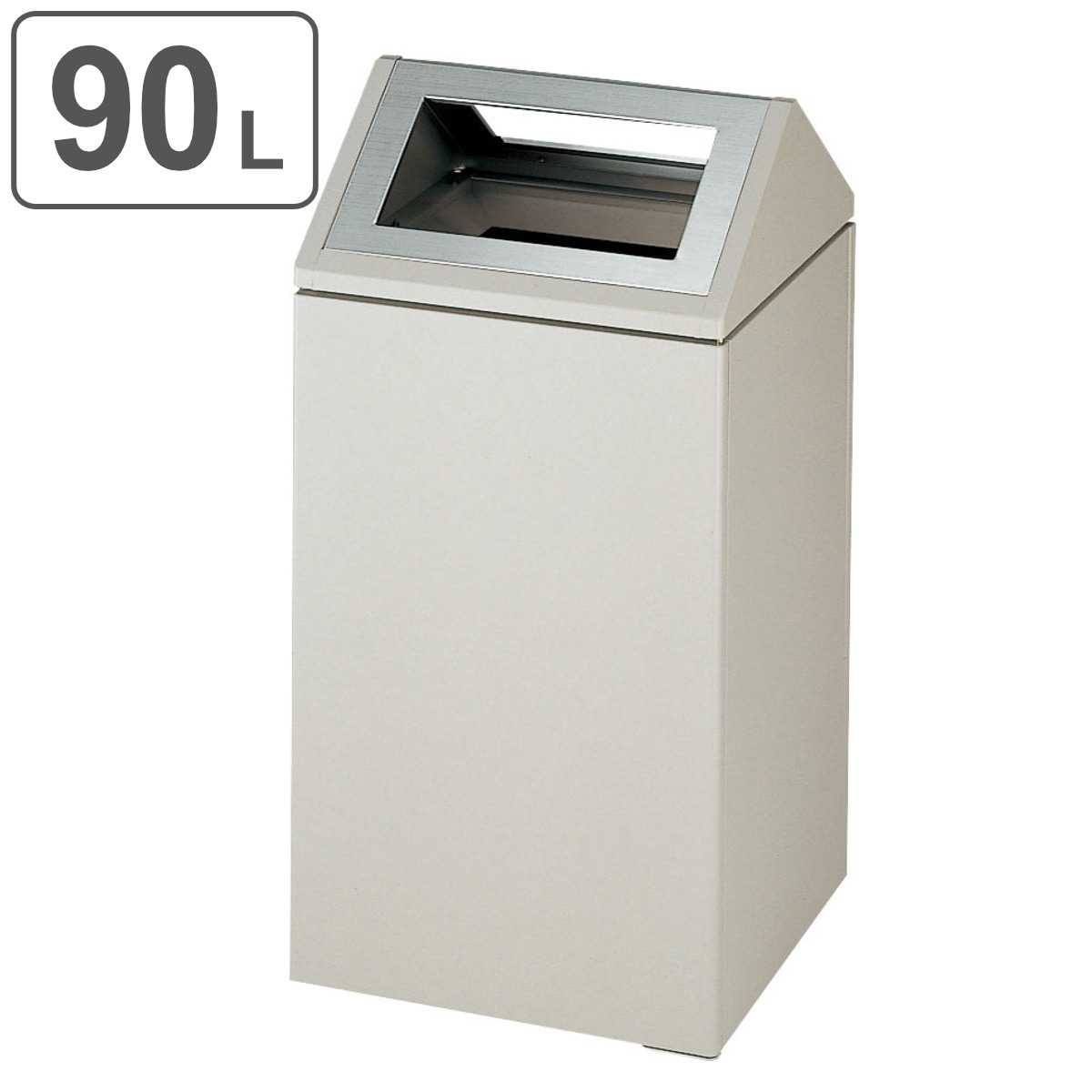 屋内用ゴミ箱 業務用ダストボックス 90L 角穴蓋 ダストボックス SG K-500 L-1 山崎産業 コンドル 分別ゴミ箱 ゴミ箱 L1 90リットル ごみ箱 屋内用 分別 業務用 法人限定