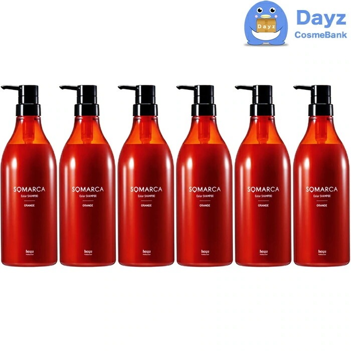 ホーユー ソマルカ カラーシャンプー　オレンジ　770mL　6点セット　　ヘアシャンプー カラーシャンプー hoyu ホーユー カラーリングシャンプー