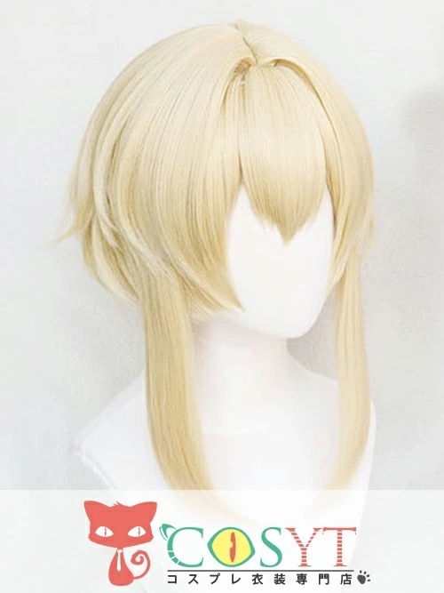 原神 旅人 女主人公 蛍 コスプレウィッグ フルウィッグ ブルー 耐熱 高級繊維 メッシュ コスプレ cosplay