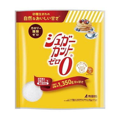 他サイト： 浅田飴 シュガーカットゼロ 顆粒 450gの商品画像