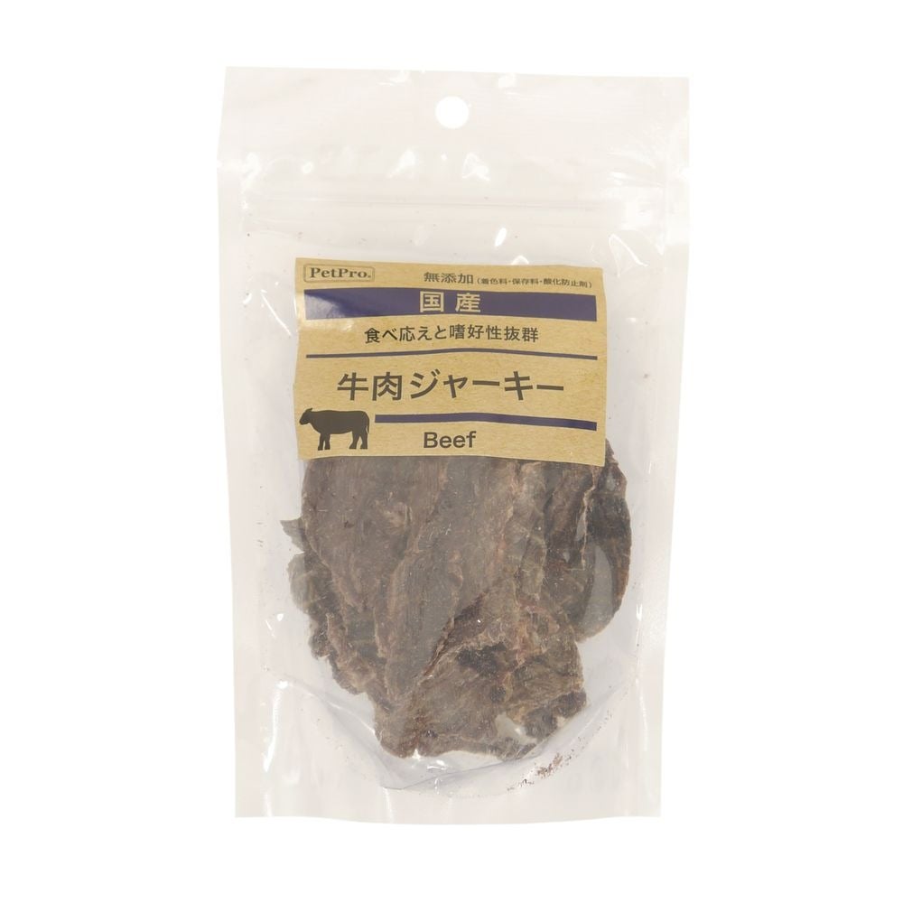 （まとめ買い）国産おやつ 牛肉ジャーキー 47g 犬用おやつ [x7]