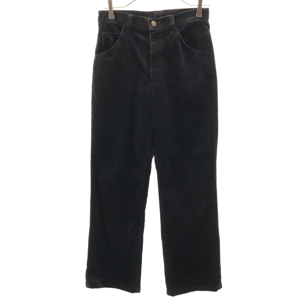 80s ヴィンテージ 42タロン コーデュロイパンツ W28 ブラック レディース