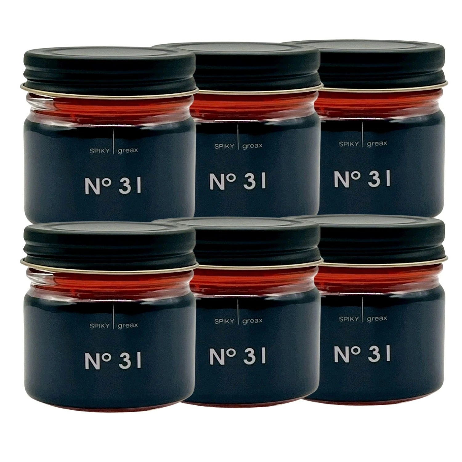6個セット イリヤ コスメティクス スパイキー グリークスNo.31 60g グリース ワックス スタイリング スタイリング剤