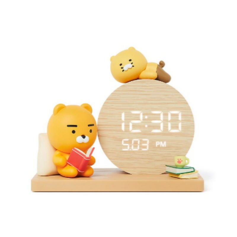 卓上電子時計 ライアン&チュンシク