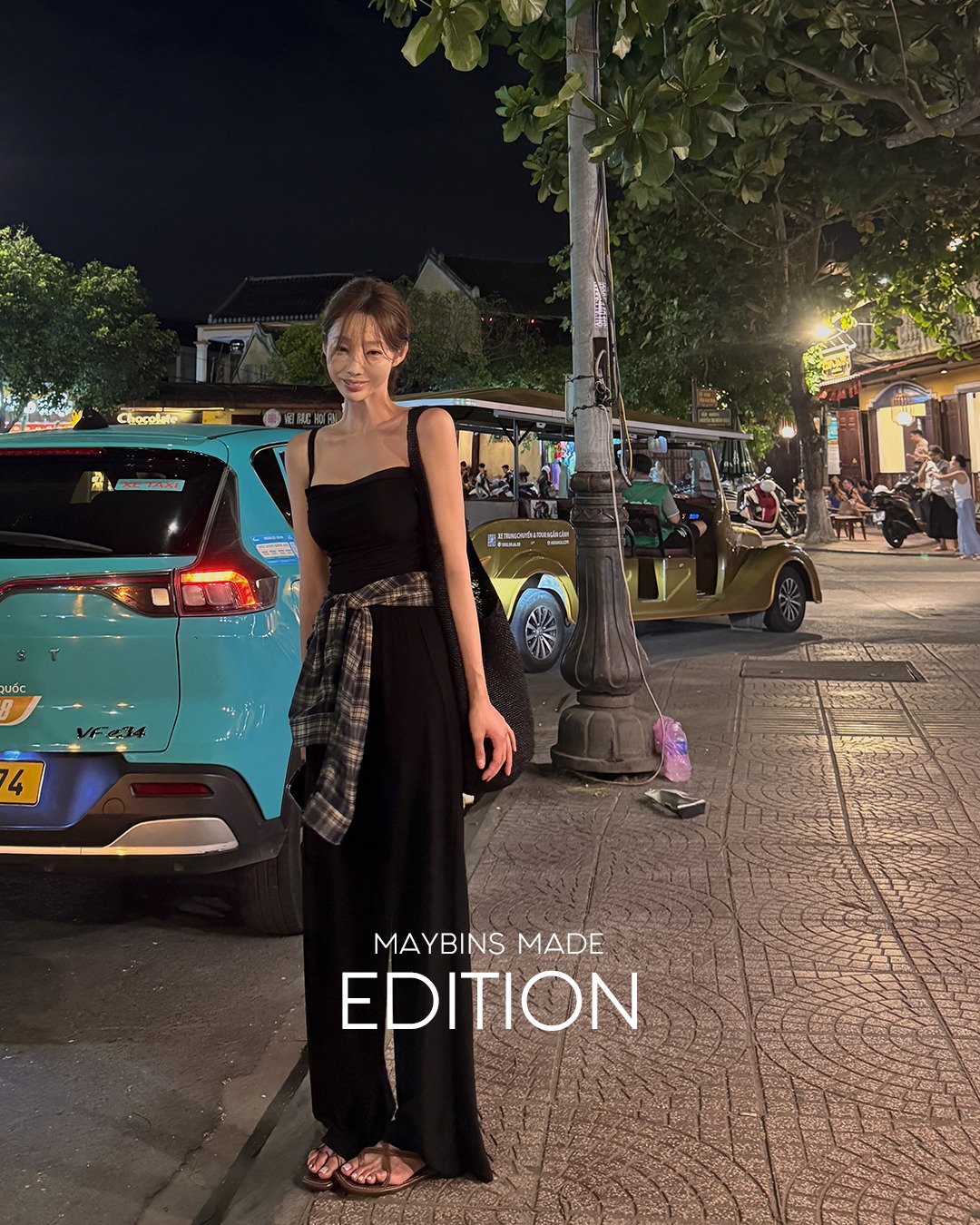 [MADE] レイプリーツスリーブレス&パンツセット韓国ファッション レディース