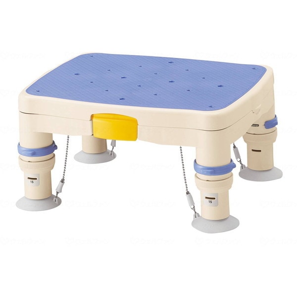 アロン化成 高さ調節付浴槽台R 滑り止めシート ブルー 536481 メーカー直送