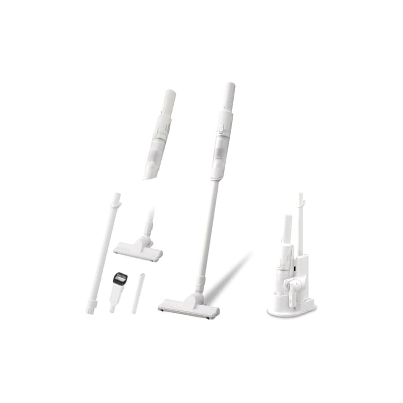 【吸引力強化モデル】 アイリスオーヤマ 掃除機 コードレス ハンディ ハンディクリーナー 充電スタンド付き 置くだけで充電スタンド アタッチメントセット 車 軽量 静音 HCD-22M-W ホワイト