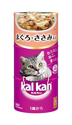 カルカン ハンディ缶 まぐろとささみ キャットフード 160グラム (x 18) (ケース販売)