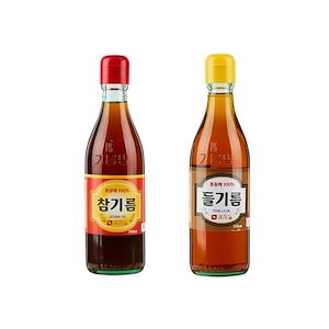 ジンソル村伝統圧着方式 ゴマゴマ油 350ml + トンソゴギ油 350ml セット1セット