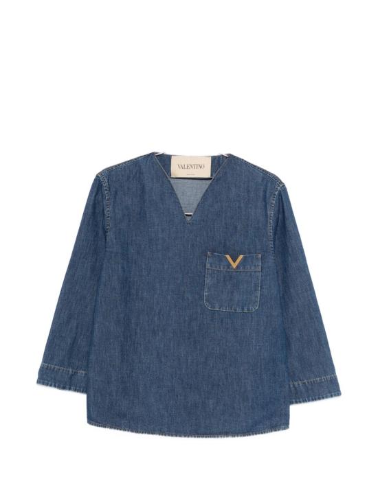 VALENTINO GARAVANI Women Shirts BDB03L 9YA558 Blue
