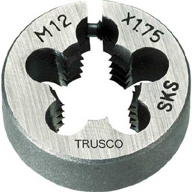 トラスコ中山 TRUSCO 丸ダイス 50径 M22×2.5 (SKS) T50D-22X2.5
