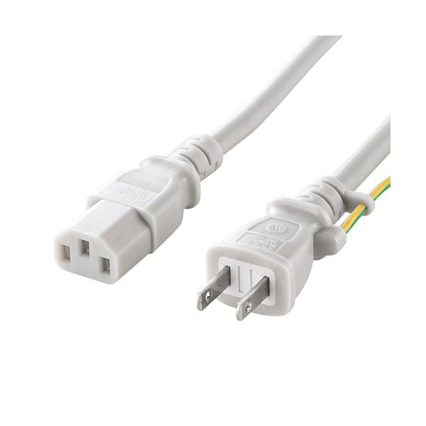 (5個セット) サンワサプライ 電源コード KB-D337AX5