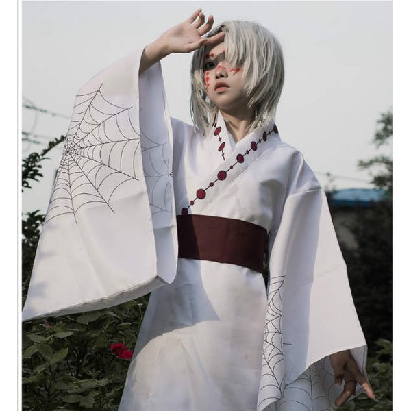 下弦の伍 累 (るい) コスプレ衣装 コスチューム キャラクター衣装 大人用鬼 滅 刃風