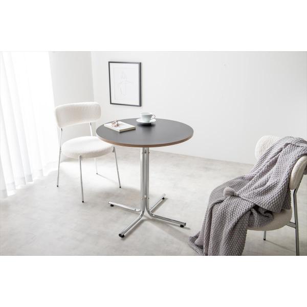 ダイニングテーブル 2人用 丸 円形 カフェテーブル おしゃれ 北欧モダン 70cm ダイニング 食卓 机 テーブル