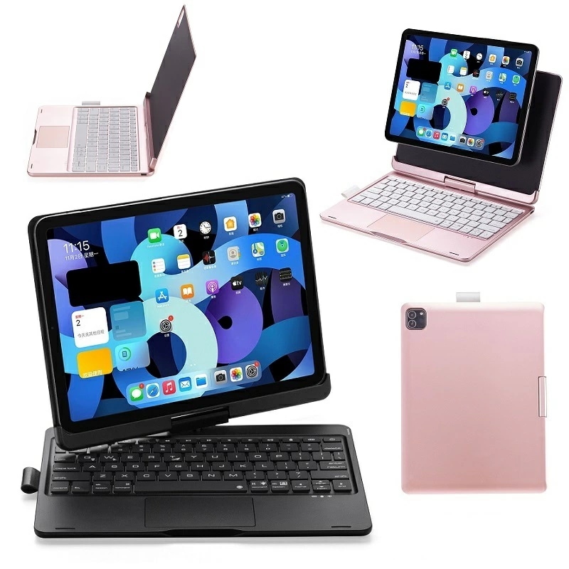 iPad Pro 12.9インチ 第5世代/第3/4世代用 ケース付 ワイヤレスキーボード 2色