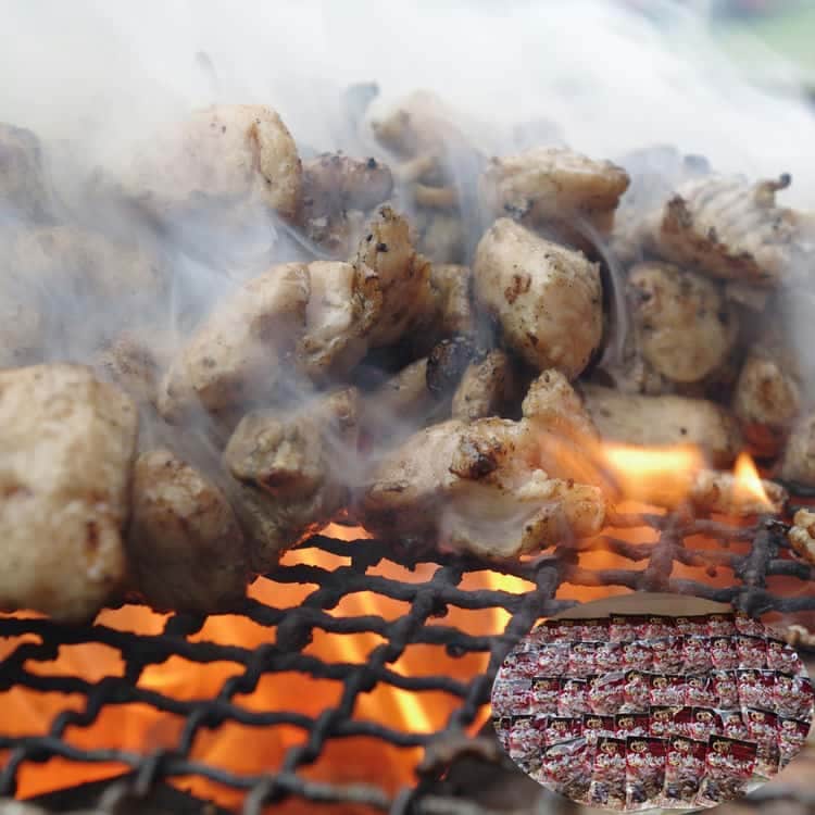 鶏炭火焼 80g45パック 離島は配送不可 3270008 お歳暮 お中元 お土産 ご進物 ギフト 贈り物に最適