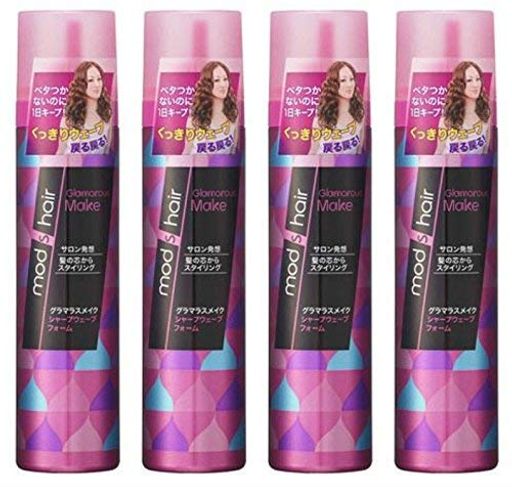【まとめ買い】モッズ・ヘア グラマラスメイク シャープ ウェーブフォーム 130g×4個