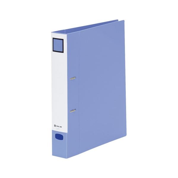 （まとめ） キングジム Dリングファイル 脱着 A4タテ型 背幅50mm 青 (×10セット)
