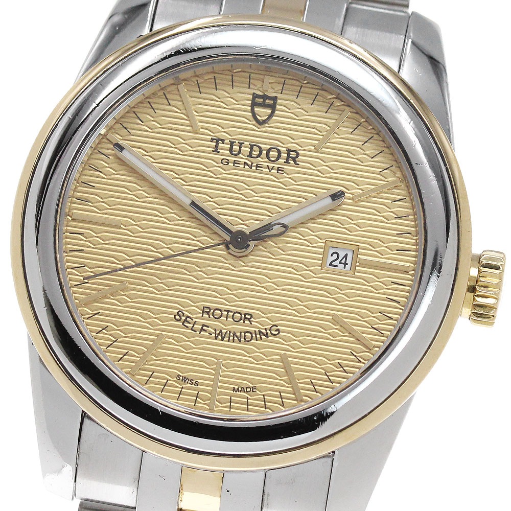 チュードル TUDOR 53003 グラマー デイト YGコンビ 自動巻き レディース _849862【中古】