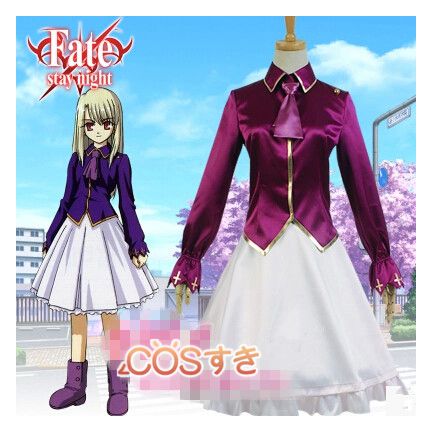 【新品開催 】コスプレ衣装 Fate／stay night フェイトステイナイト イリヤスフィール フォン アインツベルン イリヤ 仮装 cosplay衣装